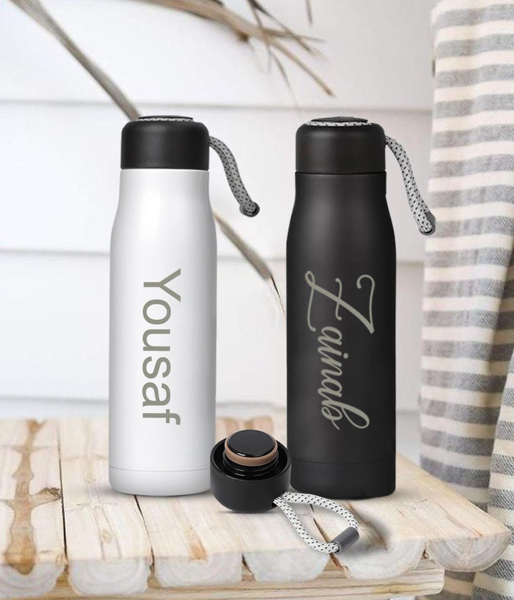 Customized Name & Photo Printed Temperature Water Bottle